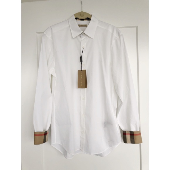 Burberry Other - Burberry Stretch Cotton Poplin White Shirt